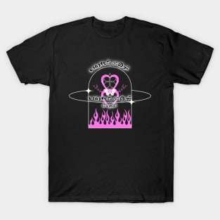 Crazy girl goth y2k style design T-Shirt